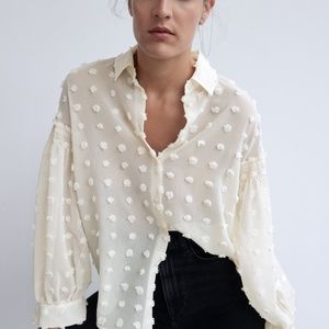 Polka dot Blouse Zara